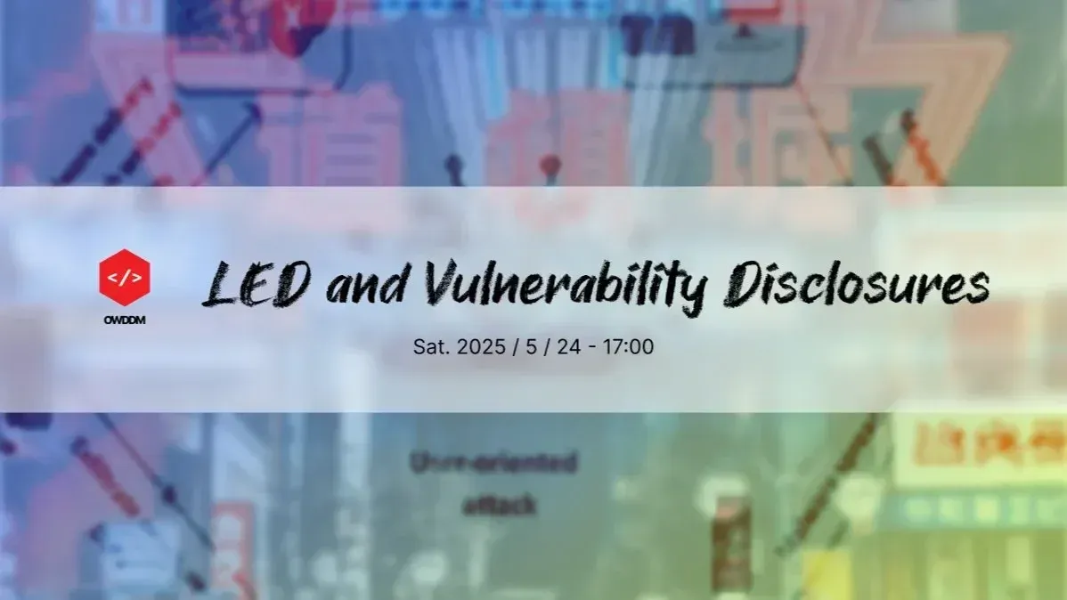 OG image for LED and Vulnerability Disclosure