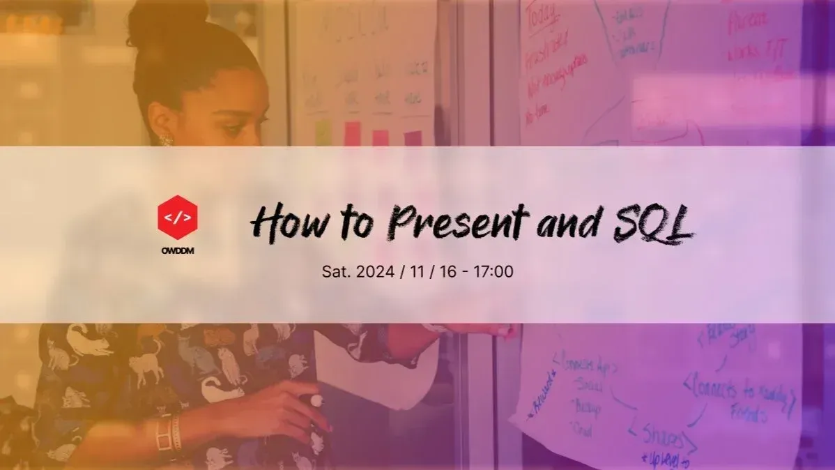 OG image for How to Present and SQL