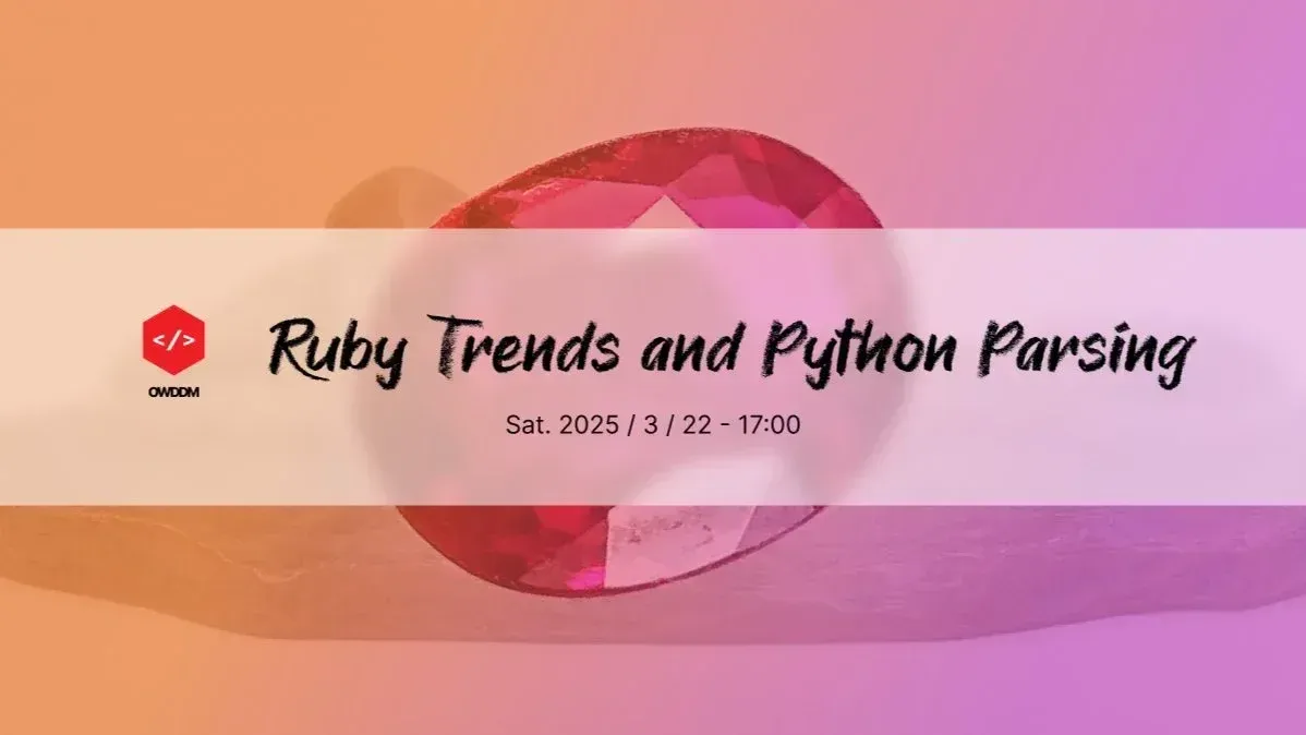 OG image for Ruby Trends and Python Parsing