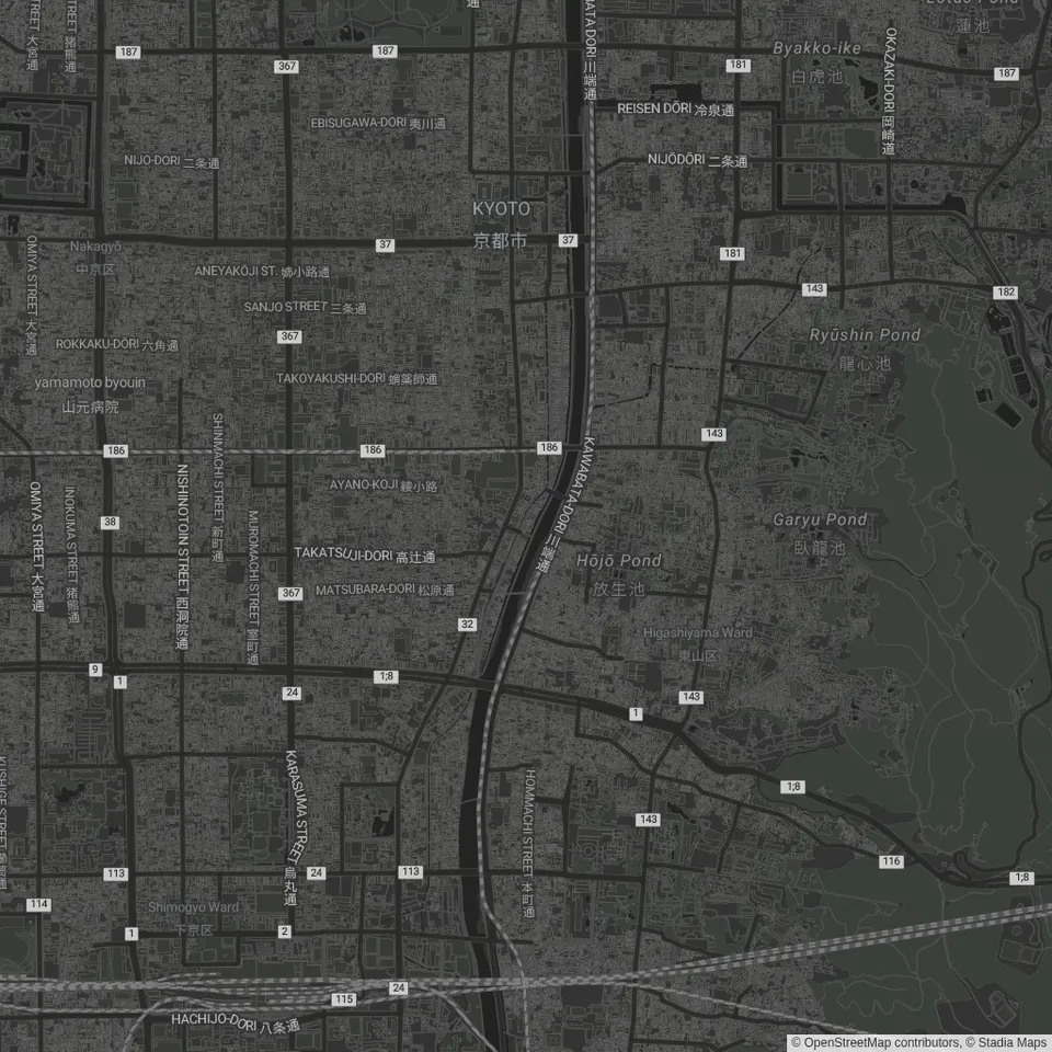 Venue location map