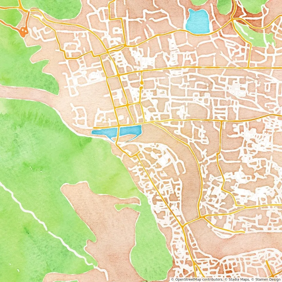 Venue location map